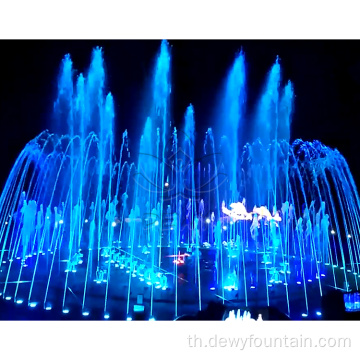 Outdoor Square Park Landscape Music Dancing Dancing Fountain